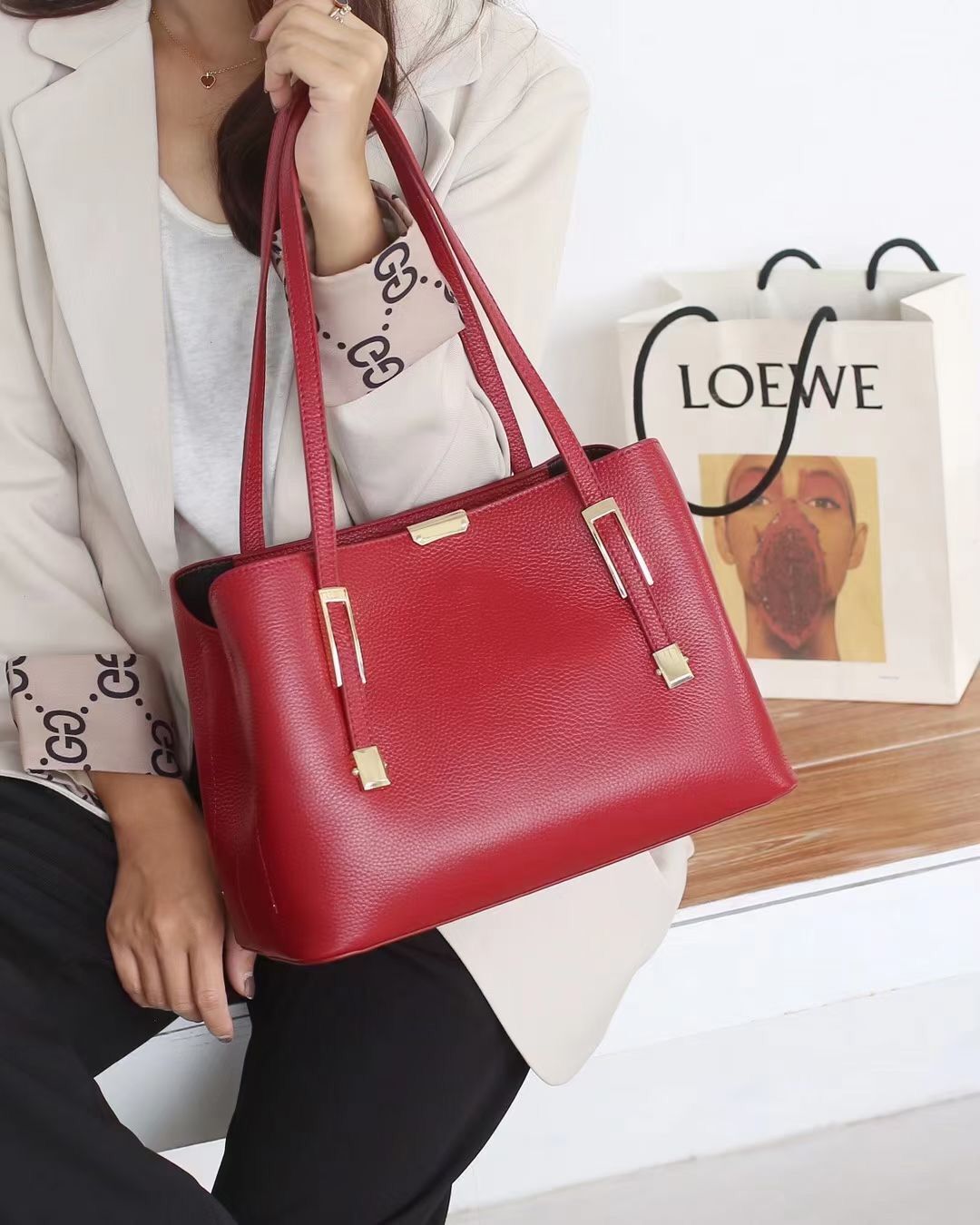 

92021 hot new high quality chain shoulder fashion ert4678bag casual fashion bag tassel decoration single shoulder handbag handbag, 13