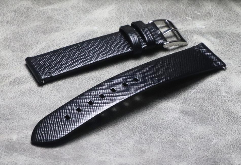 

Watch Bands 18 19 20 21 22mm Thin Epsom Palm Pattern Genuine Leather Belt Handmade Accessories Strap Band Men Cowhide Watchbands