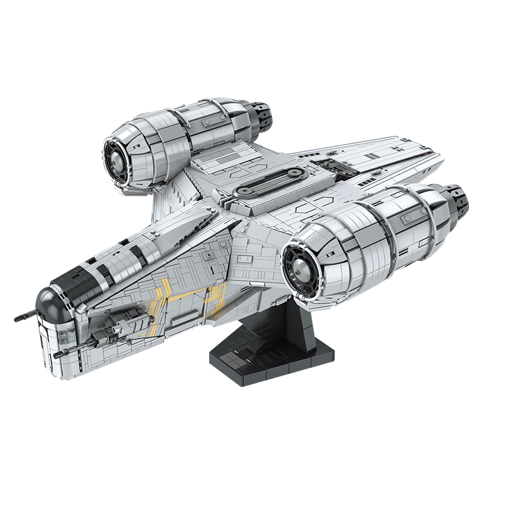 

Razor Spaceship Model Kit Star Plan Blocks Starship Moc Diy Assembly Brick Toys Educational Toys Gifts For Children