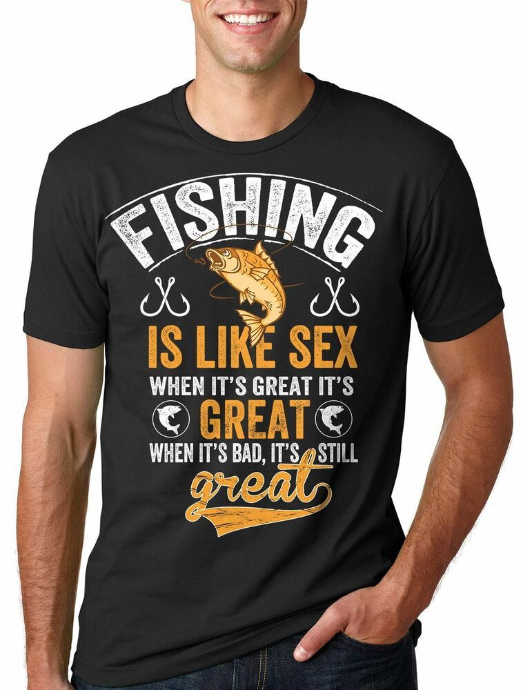 

Fishing T-Shirt Fisherman Funny Tee Shirt Fishing Apparel, White;black