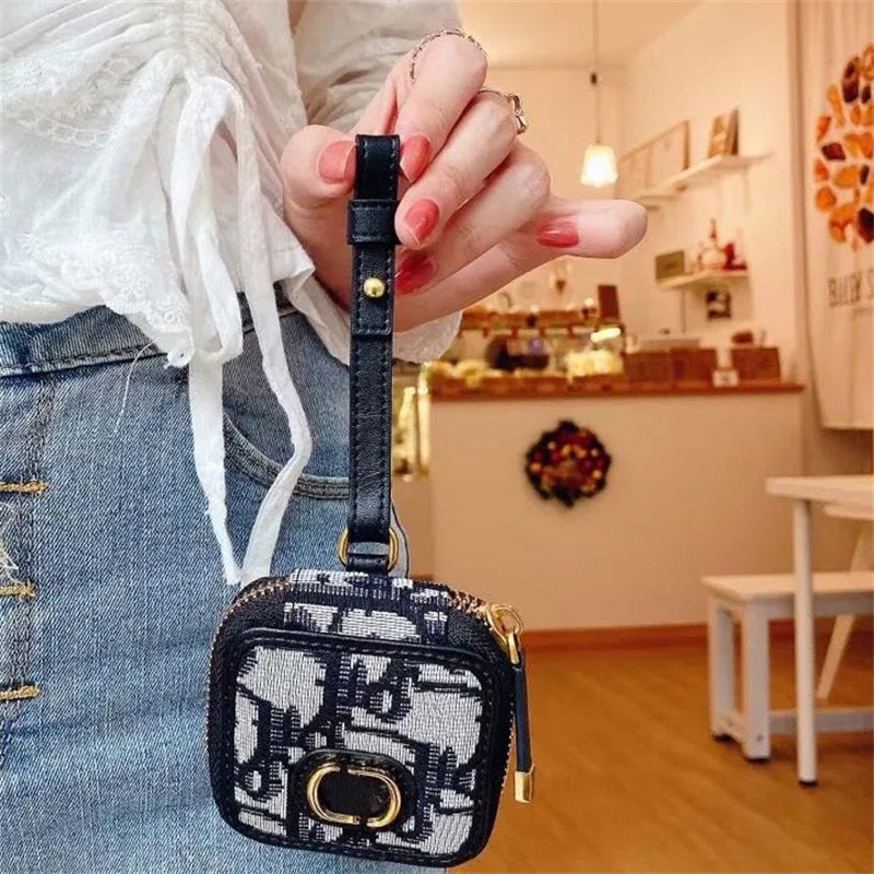 

Designer Earphone Case Accessories For Airpods 1/2 Airpods Pro 3 Fashion Letter Headset Bag Classic Embroidery Bluetooth Earphone 1693217