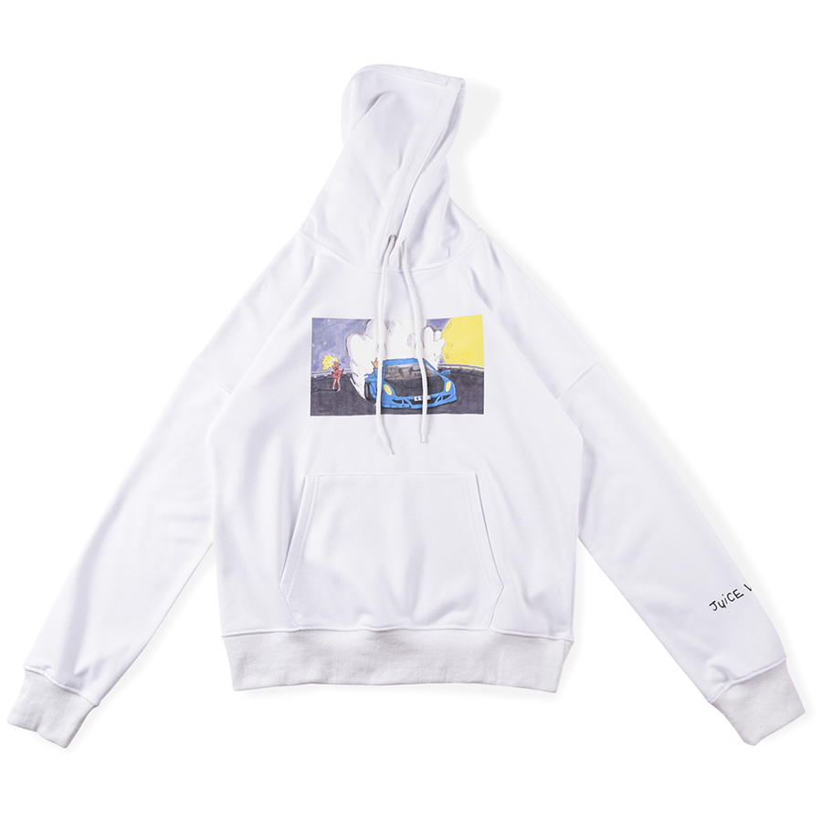 White Hoodie Men Women Car Printed Hoodies Sweatshirts 11 High Quality Novelty Fleece Sweatshirt Men's Hip Hop Tops