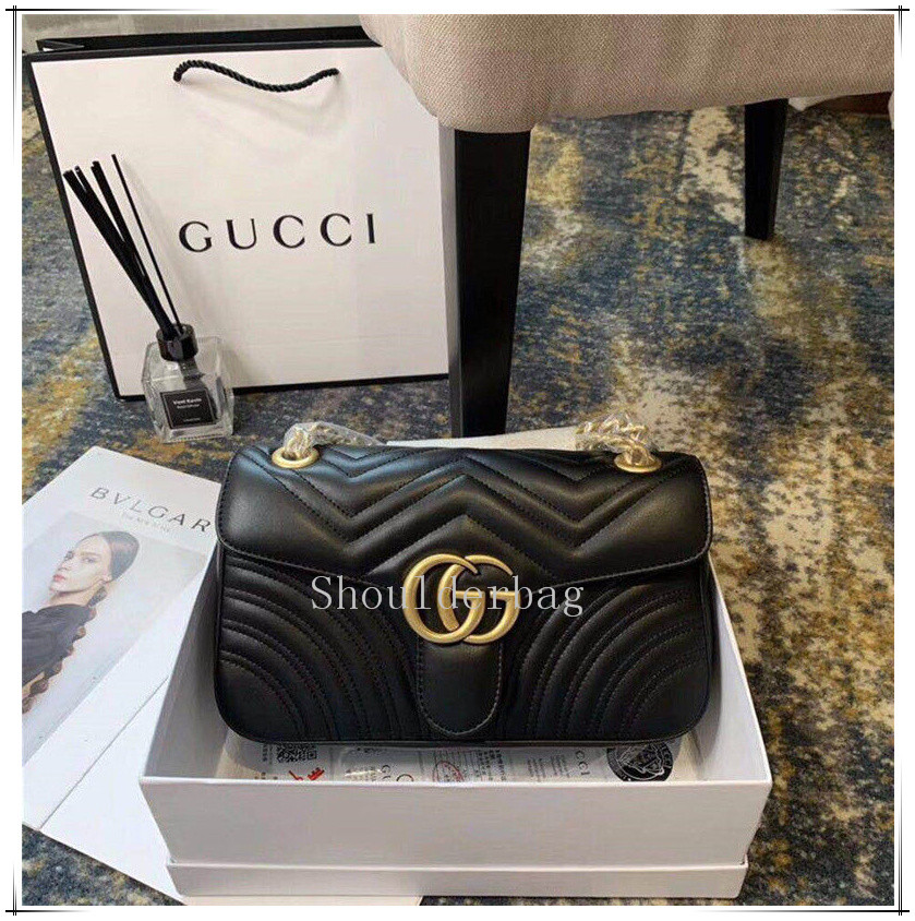 

LVLouis1VittonDesigner handbag square fat chain lady large capacity shoulder bag high quality messenger bag gg, Red;black