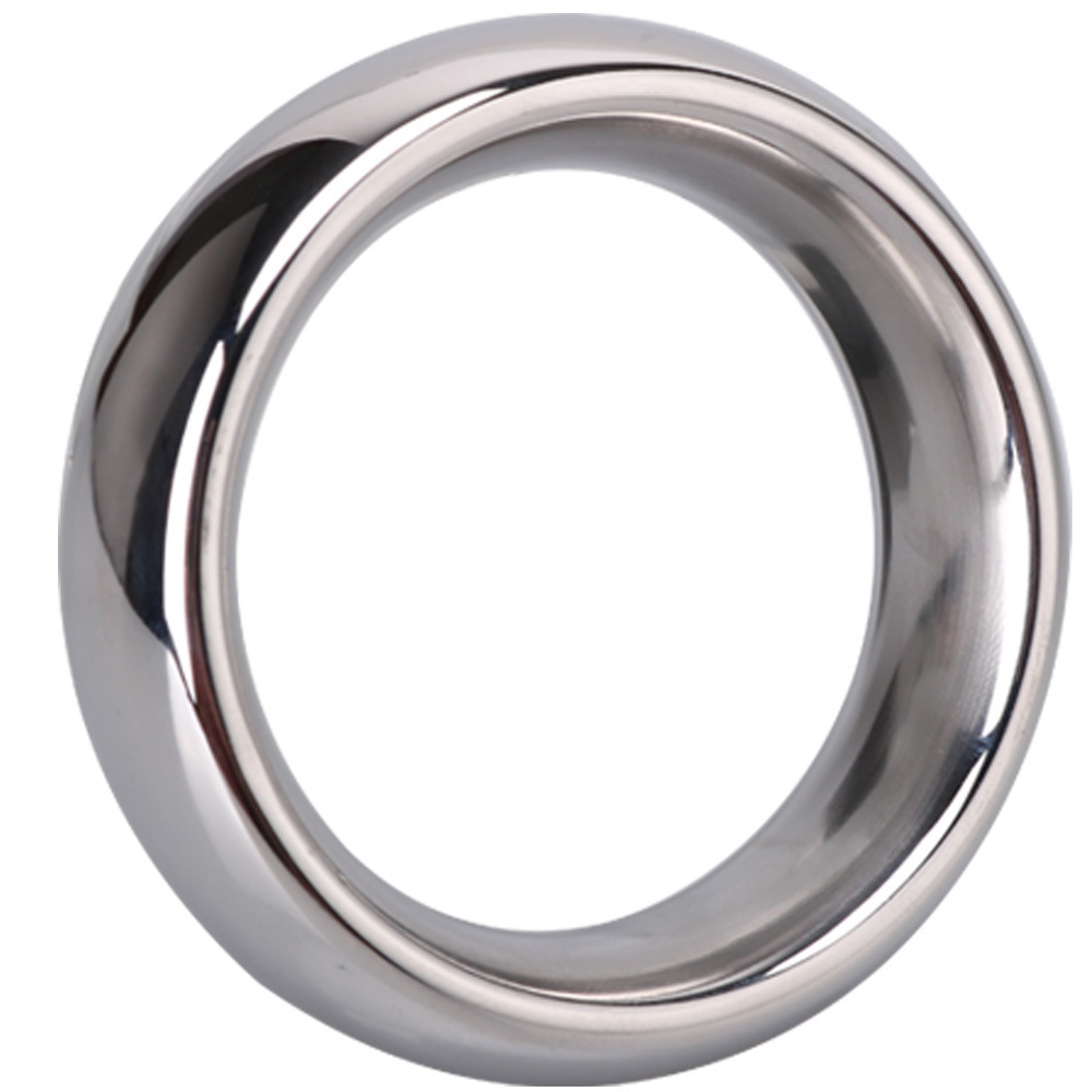 2026 New Round Metal Ring Stainless Steel Cockrings Penis Bondage Lock For Men Delay Ejaculation 40Mm/45Mm/50Mm