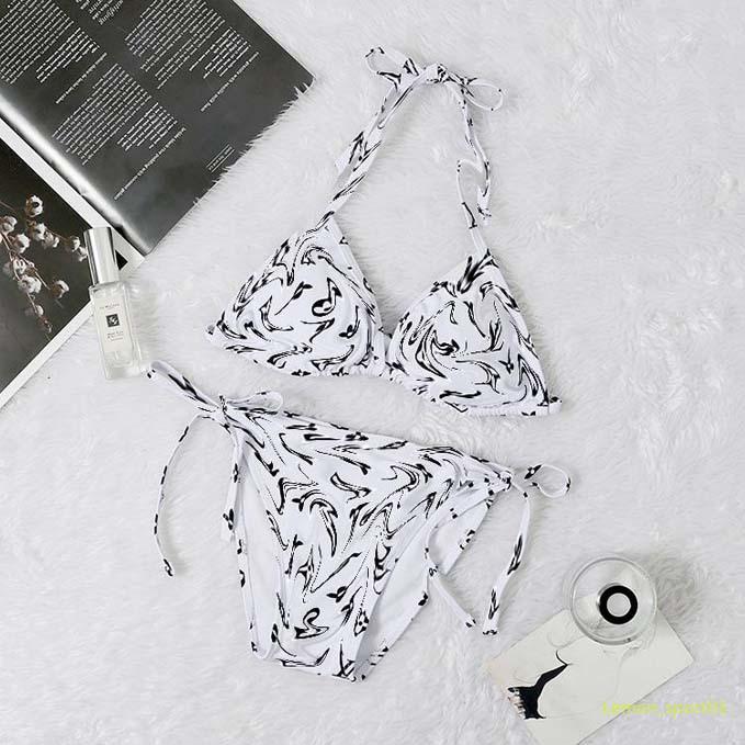 

Lemon High Quality Fashion Mix 24 Styles Women Swimsuits Set Multicolors Summer Designer Bikini 2021-6-23-12, White;black