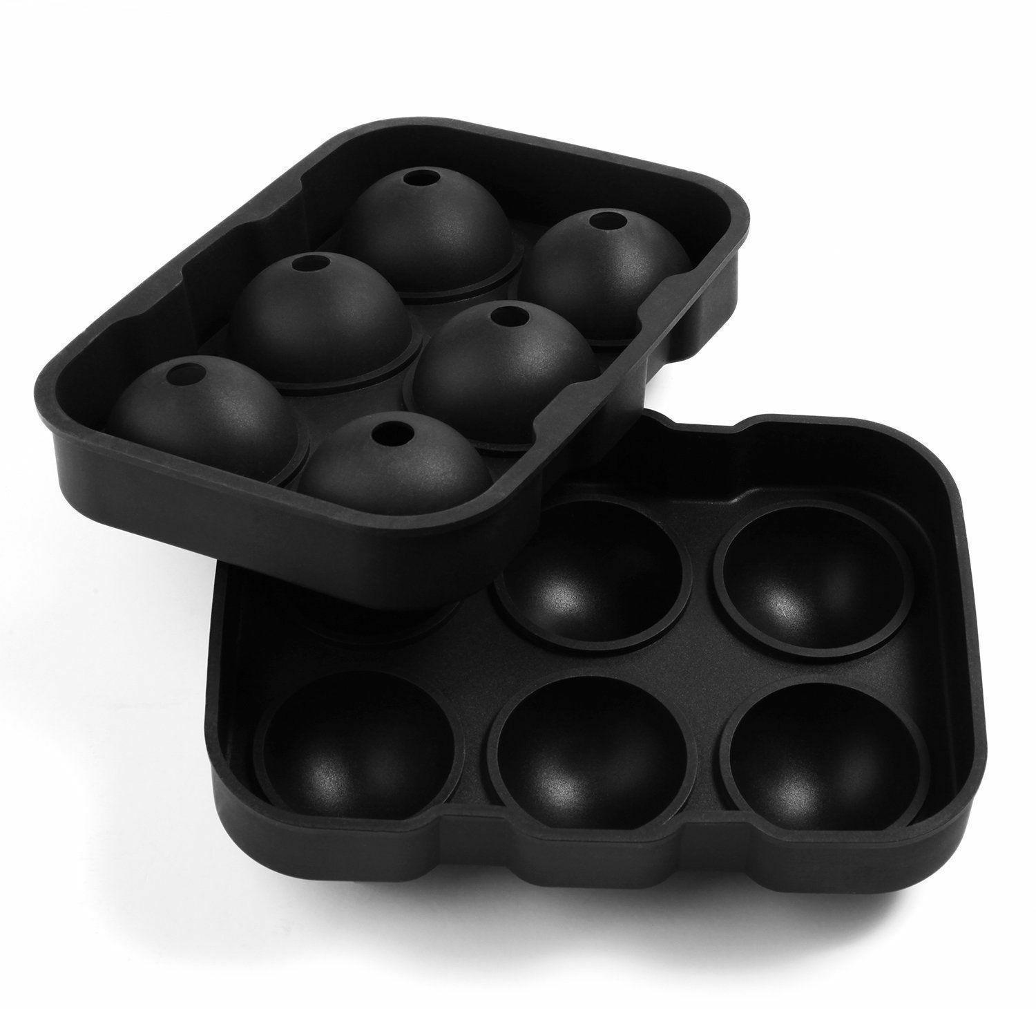 

Buckets And Coolers Round Ice Ball Maker Sphere Tray 6 Holes Sile Mold Cube For Cocktails Whiskey Black Pink Blue Uv00B 5Zthj
