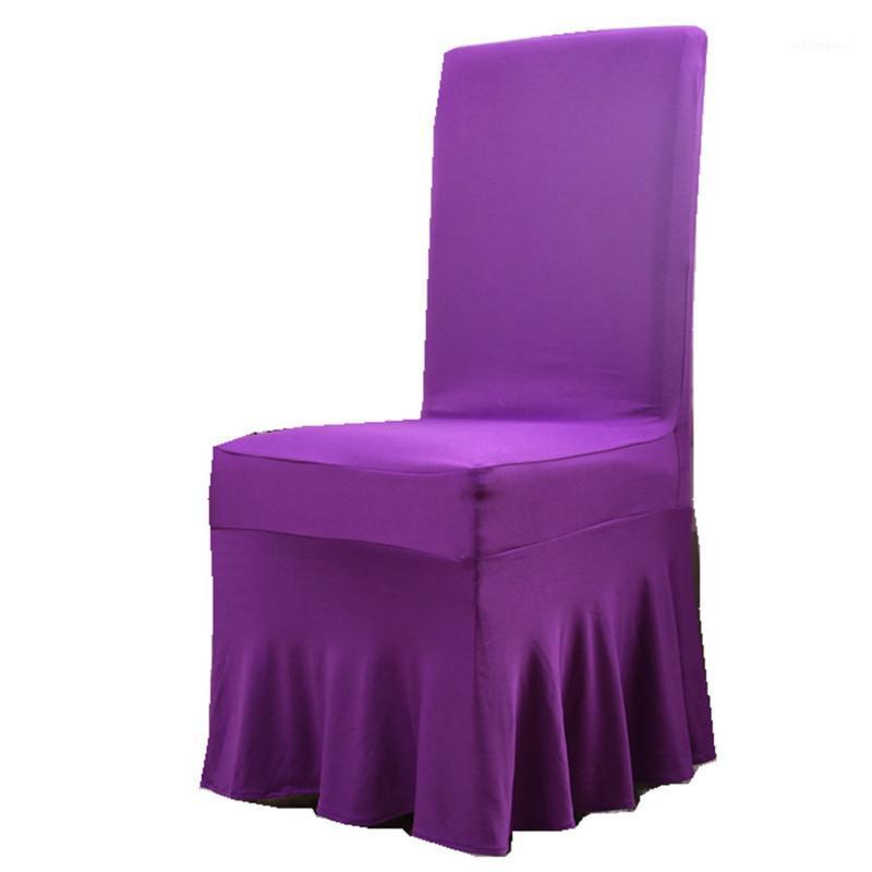 

El Wedding Banquet Chair Cover Advertising White Conference Restaurant Solid Color Table And Covers