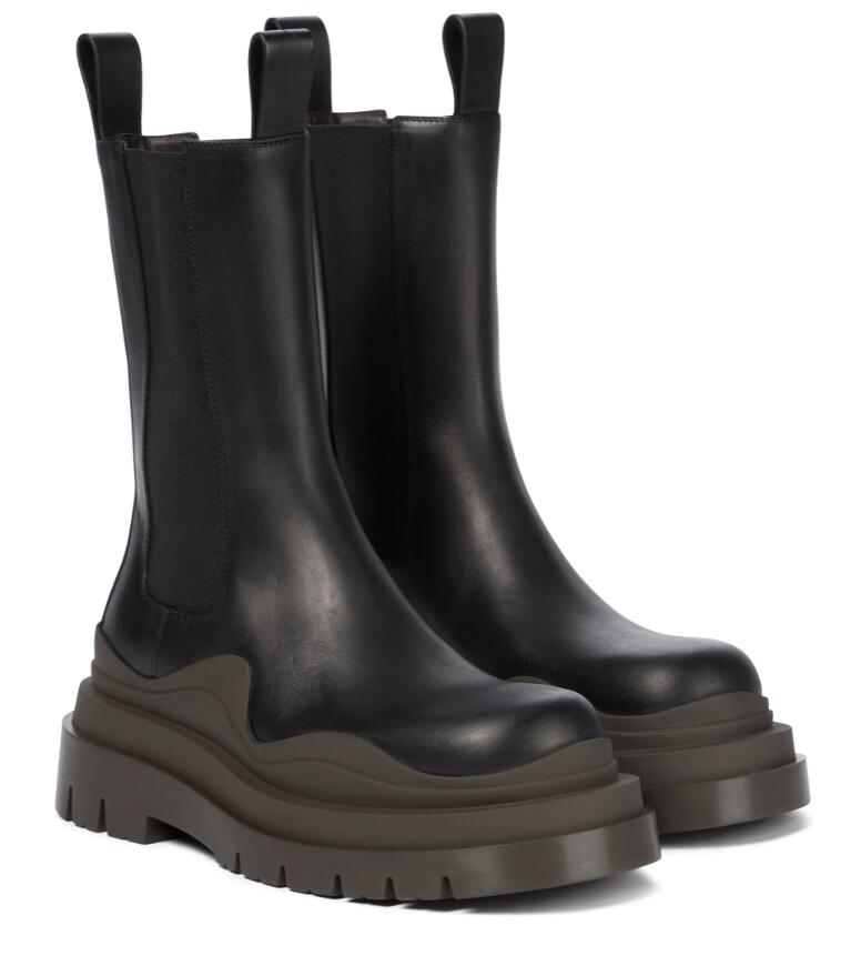 

Winter Luxury Mid-Calf TIRE BOOT Women Platform Chunky Lug Sole Knee-boots Ladies Martin Booties Party Comfort Walking EU35-40