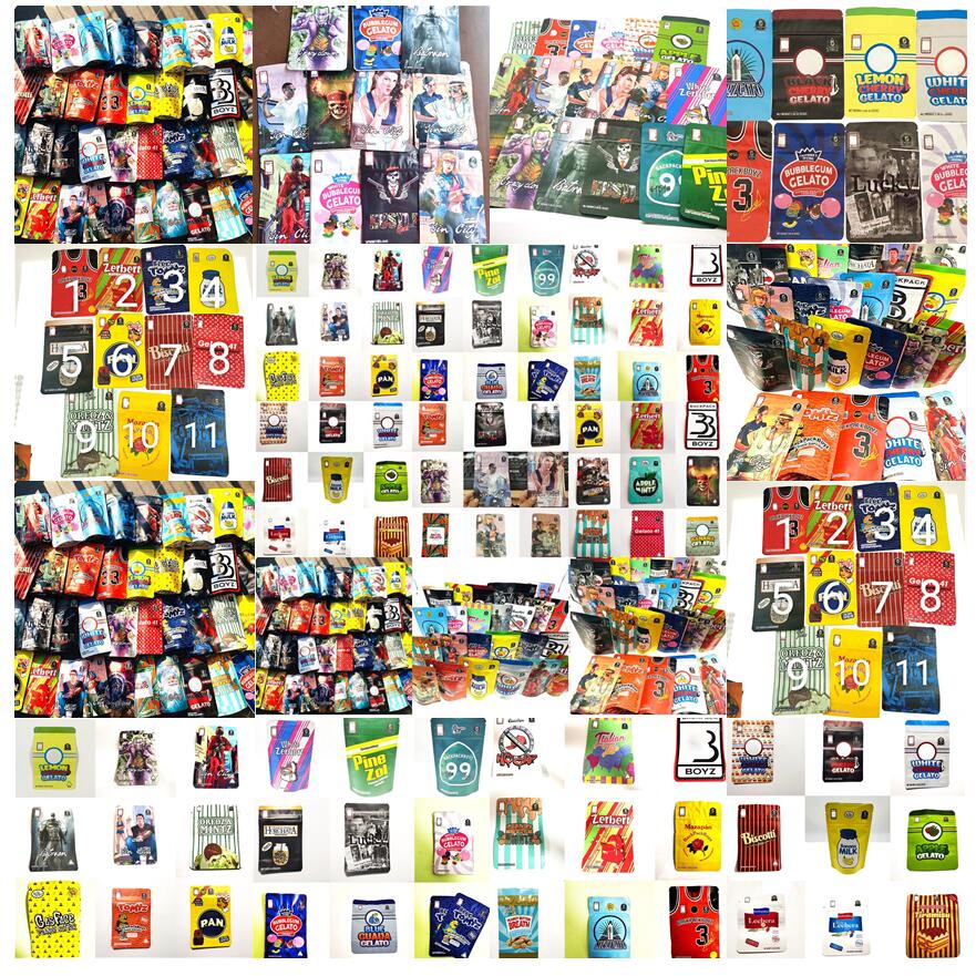

2021 New Arrival 17 Kinds 3.5g Mylar Bags Tomyz Merzcato BACKPACK BOYZ 33 Lucky 420 Packaging 500mg