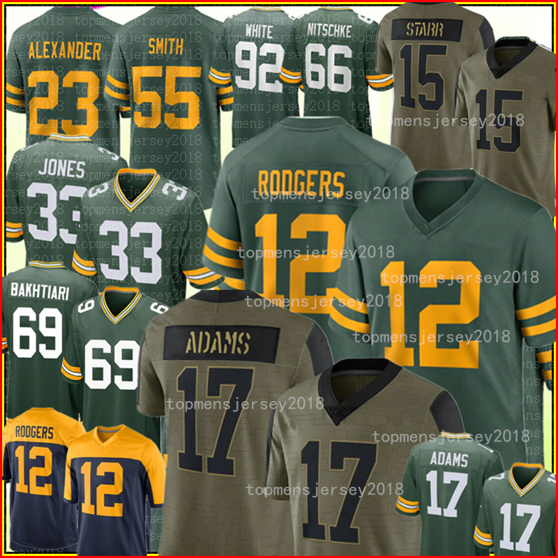 

12 Aaron Rodgers Jones Jersey 17 Davante Adams 23 Jaire Alexander David Bakhtiari Football Jerseys Bart Starr Za'Darius Smith Mason Crosby Reggie White Brett Favre, Men {s-xxxl} b z g