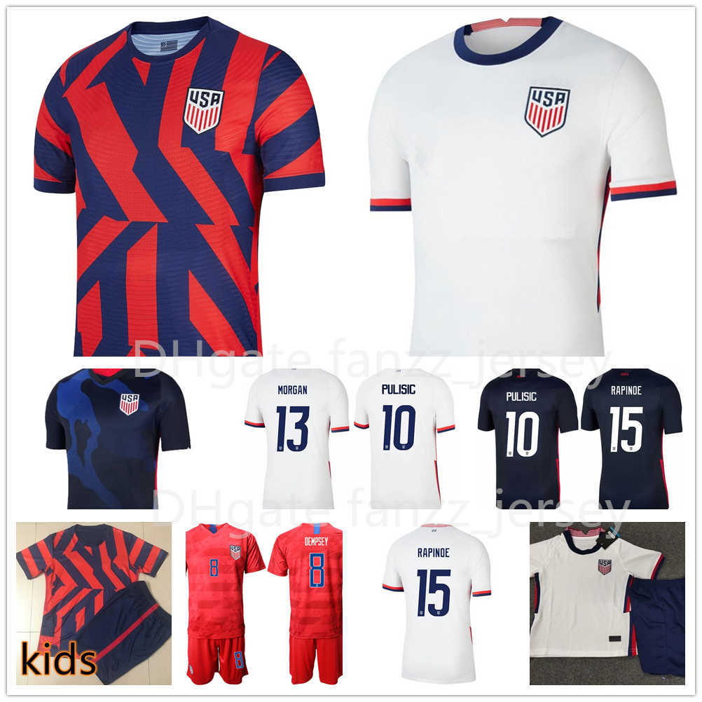 

Man Woman Kids US National Team Soccer Christian Pulisic Jerseys Alex Morgan Julie Ertz Megan Rapinoe Press Lloyd Heath Yedlin ARRIOLA MCKENNIE MUSAH Football Kits, Men