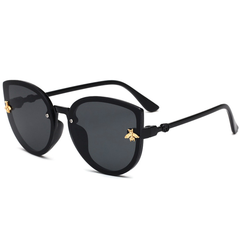

Designer Kids metals bees sunglass fashion boy girls Uv 400 sunglasses children beach glasses kid adumbral sunglasseses A7086