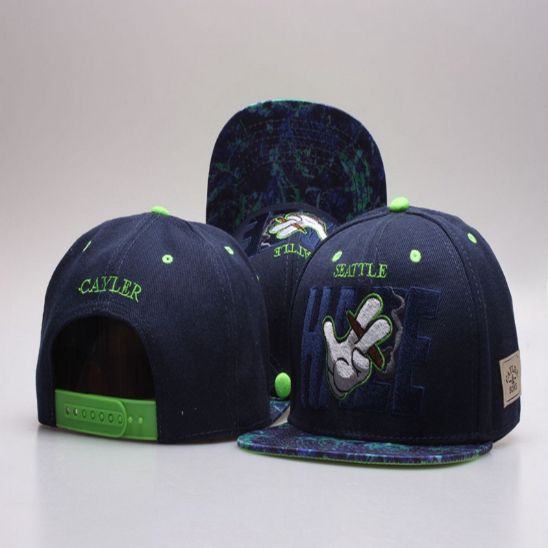 

Cayler & Sons SEATTLE HAEE smoke snapback hats gorras bones for men women adult sports hip hop street outdoor sun baseball caps