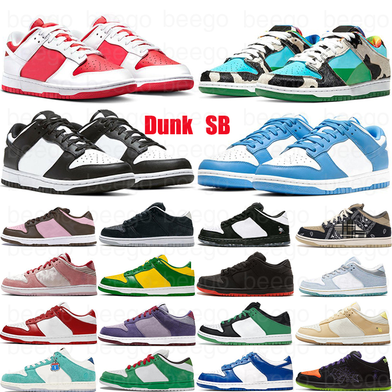 

2021 Running Shoes dunks dunk dunky sb low lows off white chunky travis scott scot mummy unc Cherry black Men Women Sneakers chocolate milk panda university red blue, Bubble bag + shoe box