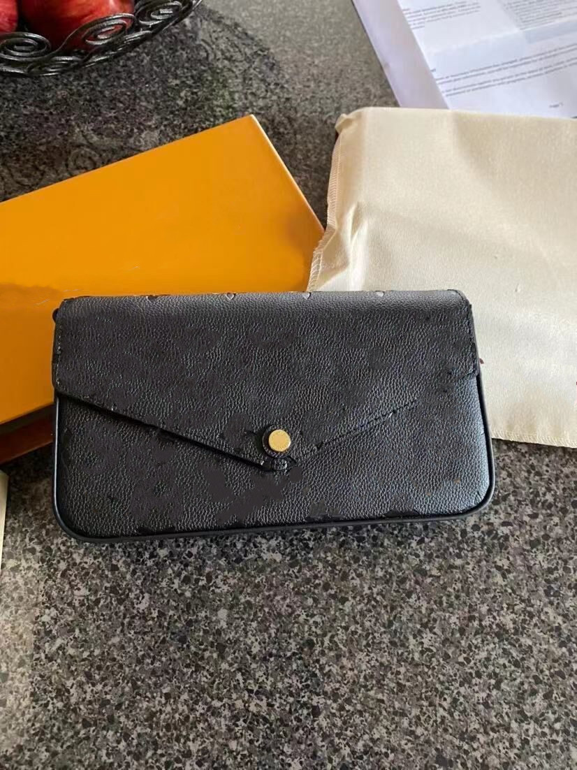 

M61276 High quality woman luxurys designers fashion crossbody bags wallet backpack handbags purses card holder bags shoulder tote 3pcs box, Original box