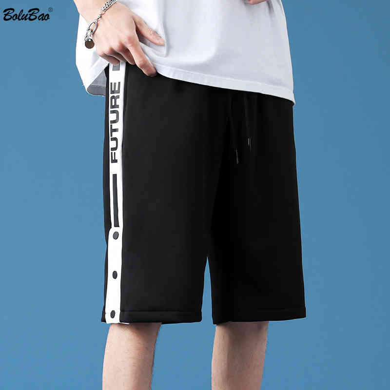 

BOLUBAO Men Shorts Summer Fashion Casual Brand Boardshorts Comfortable Fitness Men Bodybuilding Breathable Shorts 210518, Black