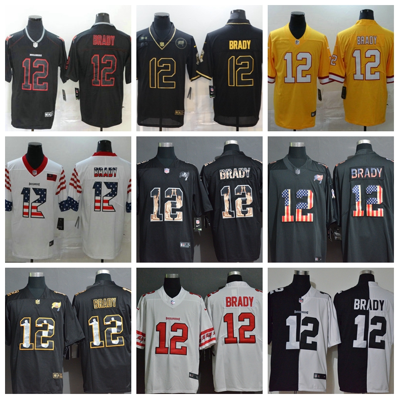 

TampaBayBuccaneersMEN Tom Brady Crucial Catch USA Camo 2020 Salute To Service Stitched Limited football Jersey