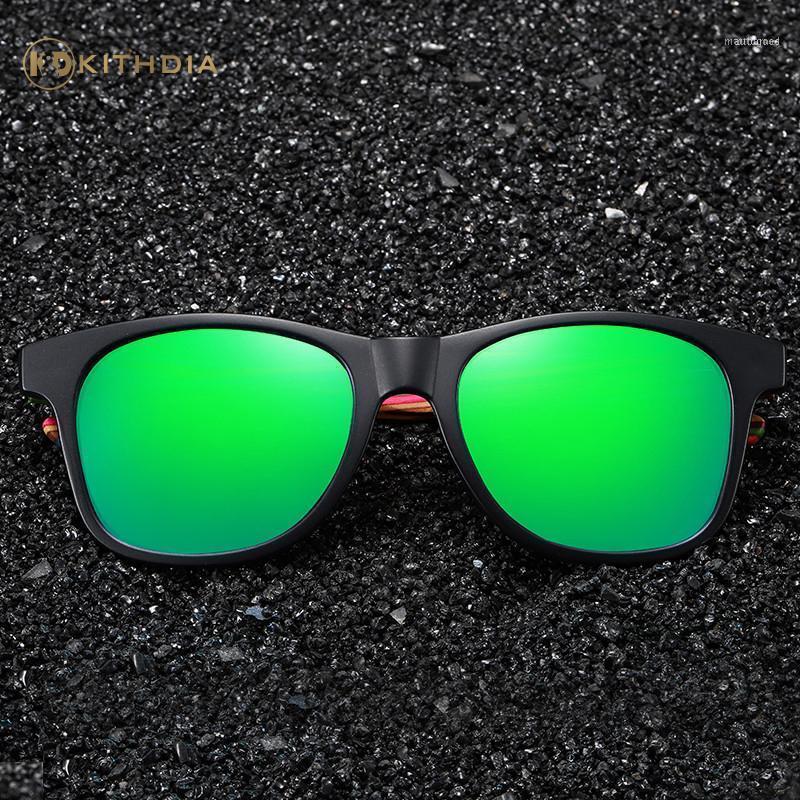 

Sunglasses KITHDIA Polarized For Boys And Girls With Recycled Frames Color Wood Temples1