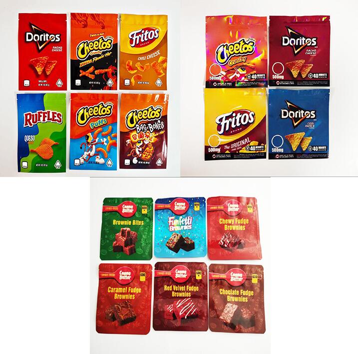 

1oz Chip bags Cheetos edible bag Ruffles Doritos Fritos Flamin cheese gummy