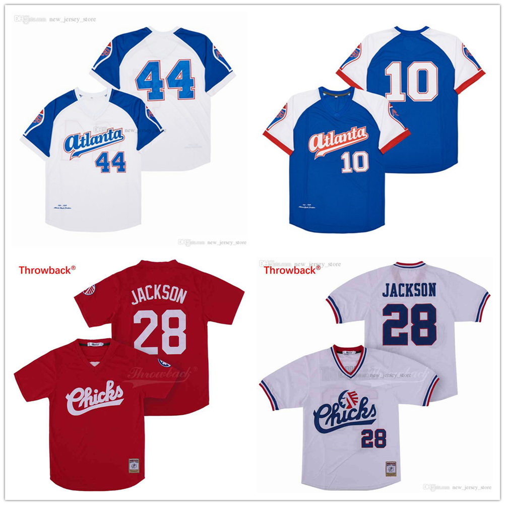 

Stitched Movie #44 ATLANTA BLACK CRACKERS PULLOVER BASEBALL Jersey, 44