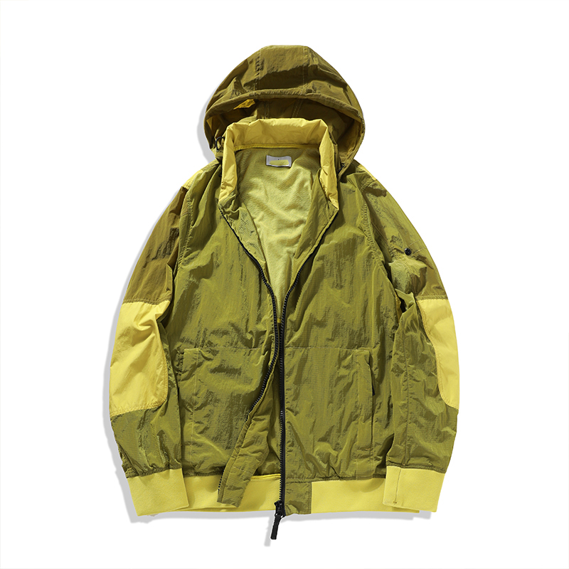 

50%off Top Designer Mens Women jacket thin fashion stoney coat outdoor sun proof windbreaker Sunscreen clothing for white black grey island size M-2XL, Black;brown