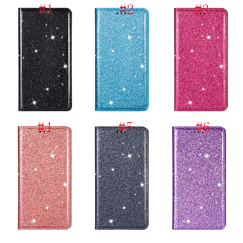 

Flip wallet leather cases for Samsung A32 A52 A72 A42 A12 A31 S21FE A82 A22 5G S21 PLUS UltraLuxury Bling Glitter Magnetic cover, Remark the color you need
