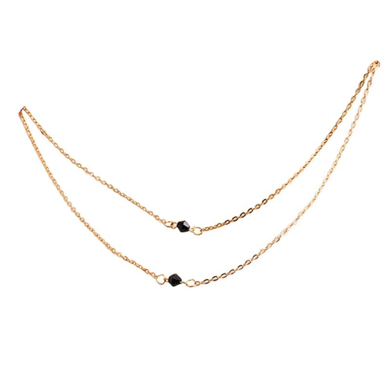 

Chains Chain Necklace Irregular Multilayer Statement Women Pendant Necklaces & Pendants, Silver