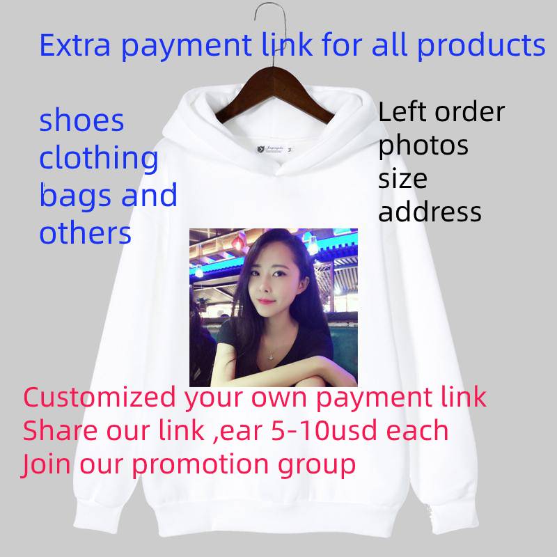 

Special payment link for sportfansgot orders extra T shirt,Shoes,bags and others left your order details size, Extra payment 1usd link