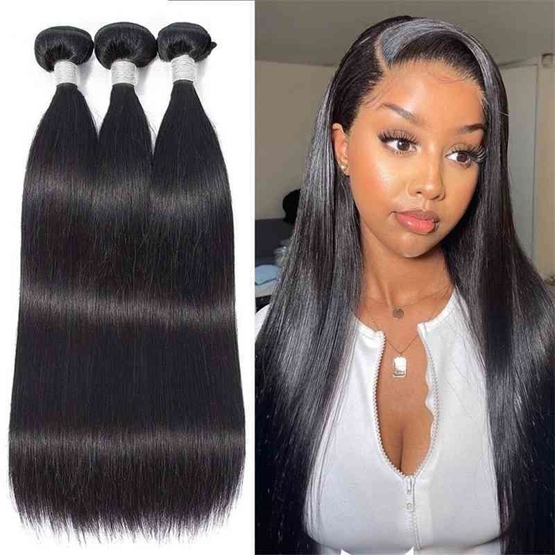 

Human Brazilian Wig Reality Straight Hair, 10inch