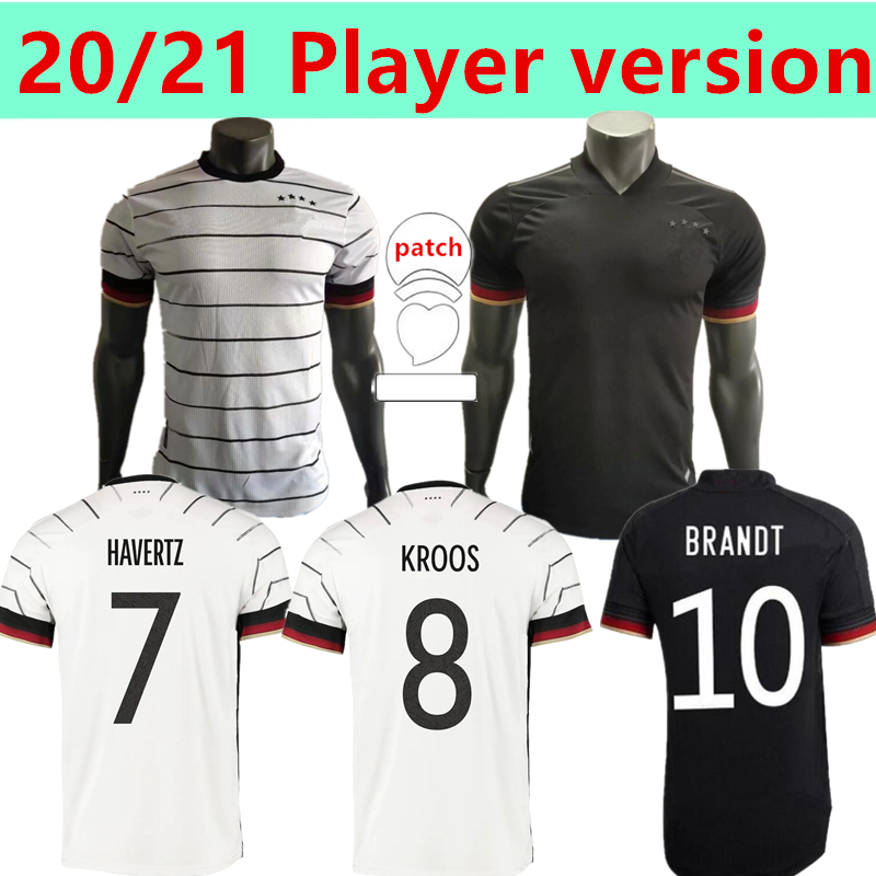 

Player version 20 21 22 Germany Soccer Jerseys Gundogan GNABRY WERNER KROOS 2021 KIMMICH maillot de foot football Sane Goretzka CAN HAVERTZ Muller MEN, Black;yellow