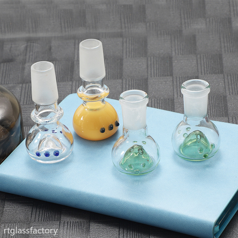 

Smoking Accessories 14mm/19mm male joint bowl 14/19mm female joint glass bowls Creative colorful water pipe for smoke handicraft smoking set