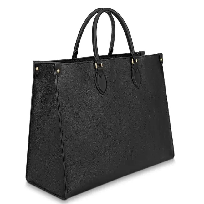 

Luxury Designer Bags Women Onthego Handbags Purse Flower Totes Bag Ladies Casual Tote PVC Leather Shoulder Bags Female Big handbag L7756, Brown