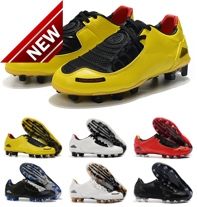 

Classic New Arrival Mens Total 90 Laser I SE FG Football Shoes Top Quality Limited 2000 Black Yellow Athletic Soccer Cleats Size 35-45, 1 total 90 laser i se fg