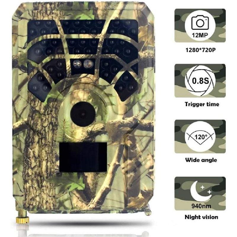 

Cameras SecuPlus+ PR300 Hunting Trail Camera 0.8s Trigger Time 120 Degrees Po Traps Night Vision Wildlife Scouting