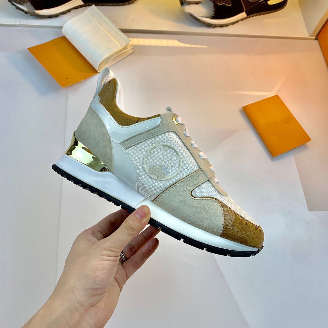 

RUN AWAY Woman Real leathermensports Sneakers Women ruinng shoes Flats Casual trainers jk0003