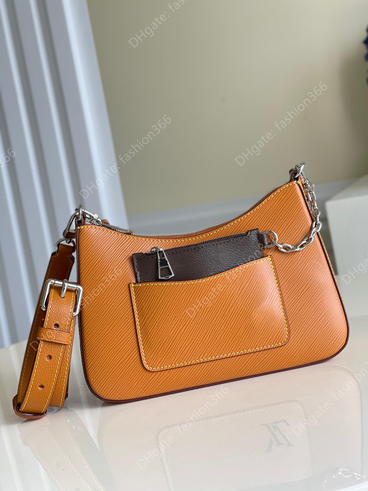 

TOP Quality Marelle Handbag Wallet Set Women Shoulder Bags Fashion M80794 leather Crossbody Bag Luxurys Designers Purse Handbags canvas pouc