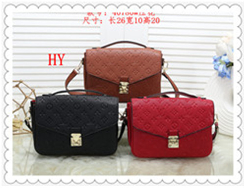 

LV Louis Bag Vitton Satchel Shoulder Bag Chain Handbags Crossbody Purse Lady Leather ClassicLadies Tote Bags, Red;black