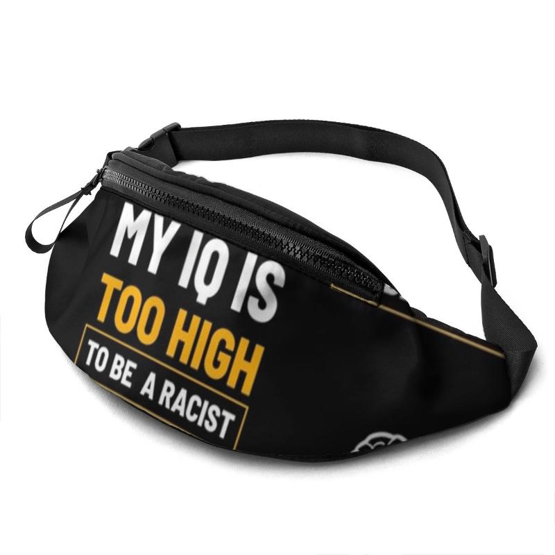 

Waist Bags Racism Bag Teenagers Climbing Pack Picture Polyester