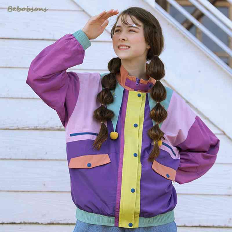 

Women' Jackets Harajuku jackets with original design, base jacket zipper, casual clothing and embroidery, for autumn winter, , 0IZ6, 1# shoe box