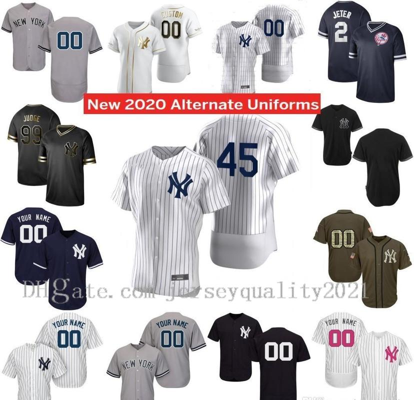 

2020 45 Gerrit Cole Jersey Aaron Judge Gary Sanchez Gleyber Torres DJ LeMahieu Giancarlo Stanton Luke Voit Aroldis Chapman Happ Baseball Jer, Blue;black