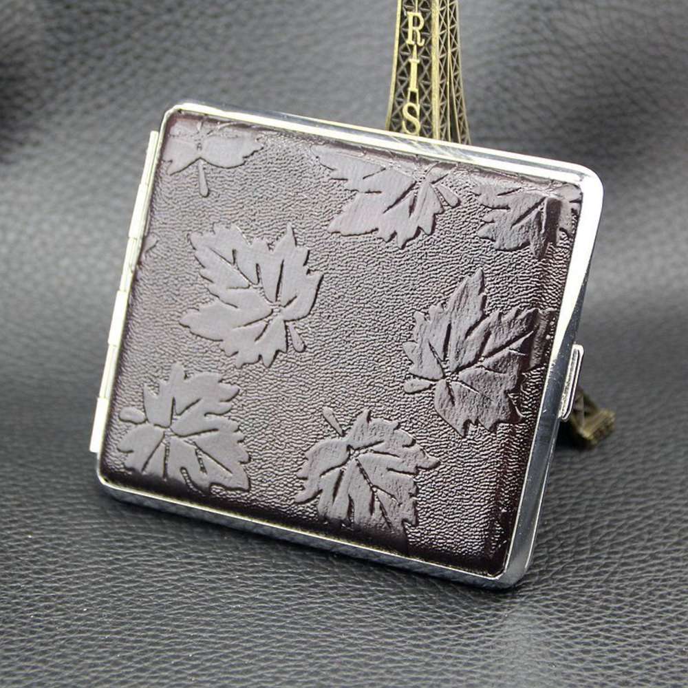 

Cigarette case Hg-613 men's boutique high grade portable 18 piece aluminum cigarette case clip