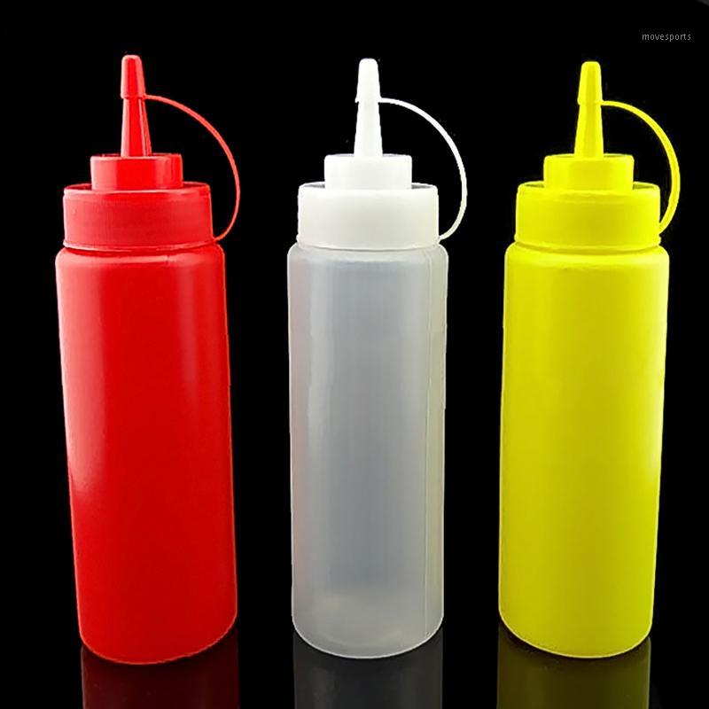 

Storage Bottles & Jars 1Pc 240ml 8OZ Squeeze Bottle Ketchup Tomato Sauce Mustard Soybean Curry Vinegar Container Drop1
