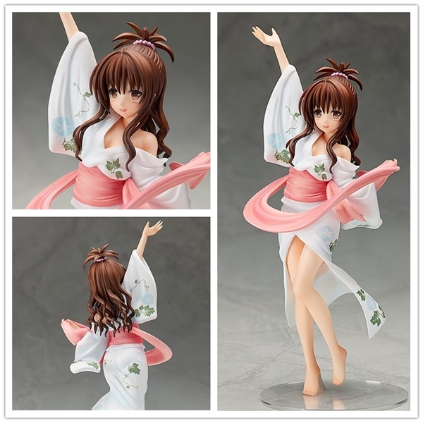 

To Love Ru Darkness Yuuki Mikan Yukata Ver. 1/8 Scale Painted Sexy Girls PVC Action Figure Collectible Model Adult Toy Doll Gift Q0522