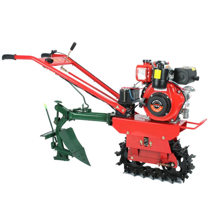 

Power Tool Sets Single-wheel Chain Track Cultivator, Micro-tiller, Small Multi-function Ditching Machine, Agricultural Soil Cultivation, Orc