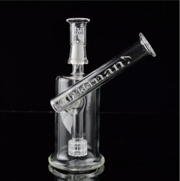 

Hitman Glass water Bongs Hookahs Oil Rigs inline perc Smoking Glasses WaterPipe Heady Accessories with 14mm male joint
