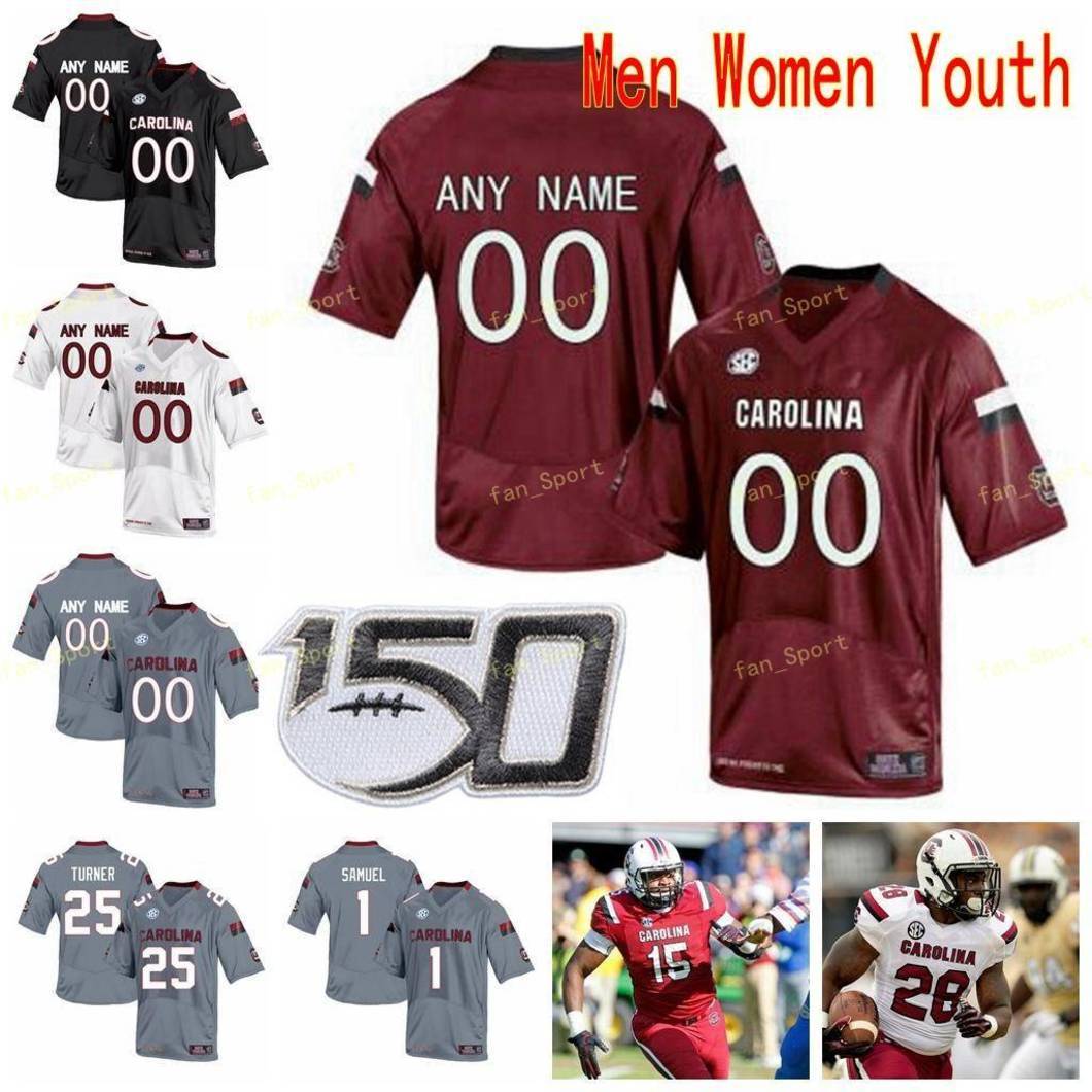 

NCAA College Jerseys South Carolina Gamecocks 19 Jake Bentley 20 Kevin Harris 21 Marcus Lattimore 9 Johnathan Joseph Custom Football Stitched, Black