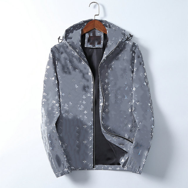 

Mens Jacket Hooded Jackets With Letters Windbreaker Zipper Hoodies Men Sportwear Tops Clothing Light For Summers Evening Women Coat, Black;brown