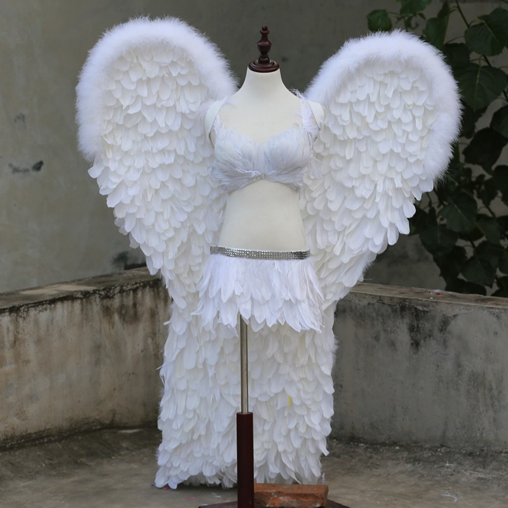 

Costume Accessories New Arrival T-Stage Catwalk Shows Large Feather Wings Costume Wedding Photography Props Angel Wings Halloween Cosplay Pr, Style f