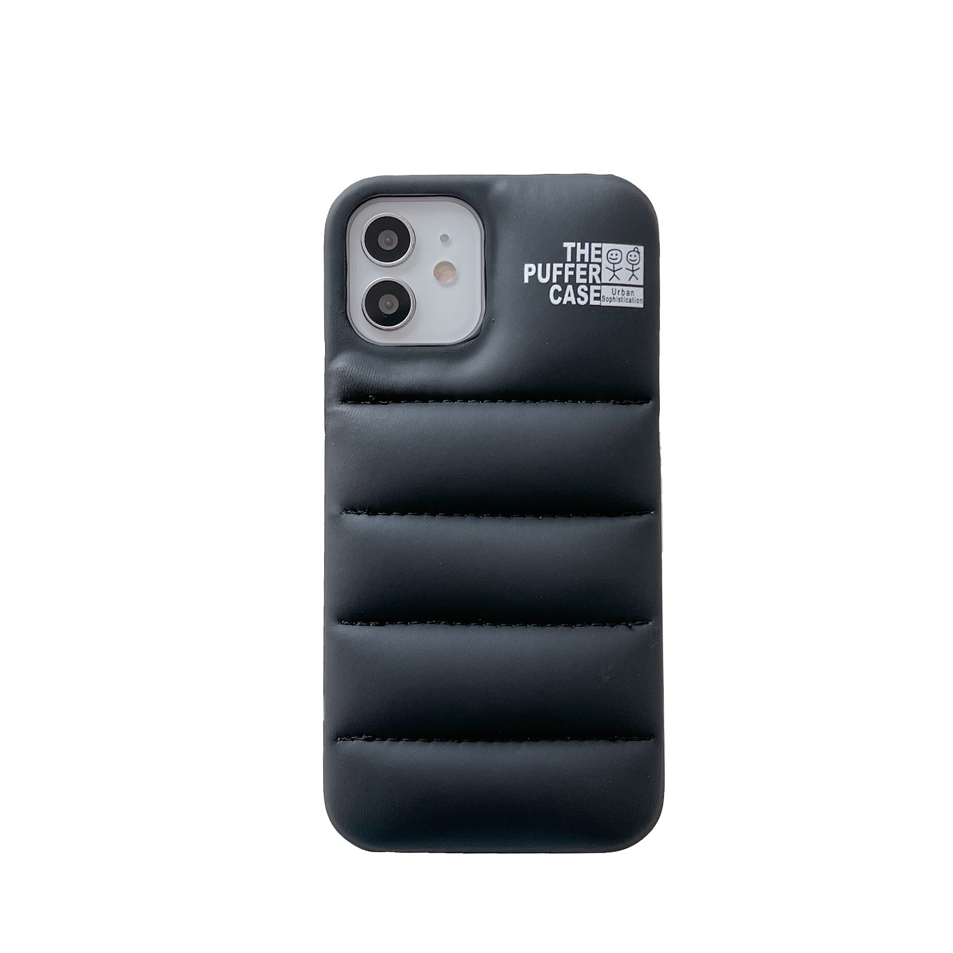 

New Fashion Brand Down Jacket Phone Cases For iPhone 13 12 11 Pro Max X XS Max XR 7 8 Plus SE2020 The Puffer Case Soft Silicone Cover, Green