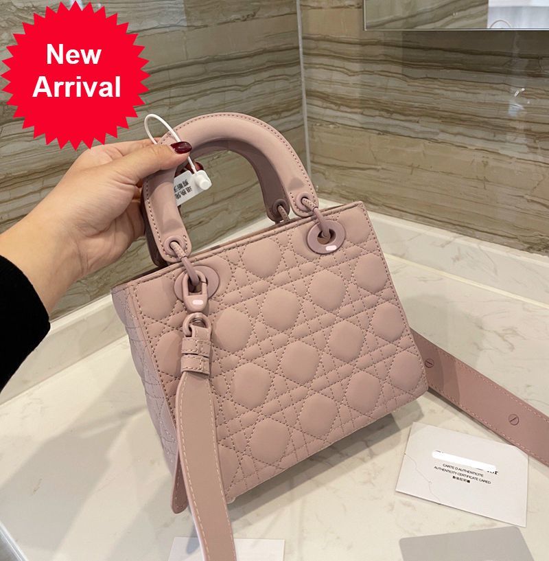 

hangbagred with four Net grid matte leather Princess bag pure Lady Handbag Pink zly